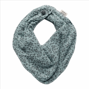 Handmade Bibs - Light Green Pattern
