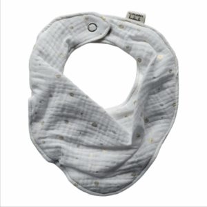 Handmade Bibs- White Gold