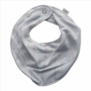 Handmade Bibs- White Stripped