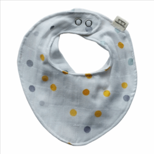 Handmade Bibs - Yellow Dots