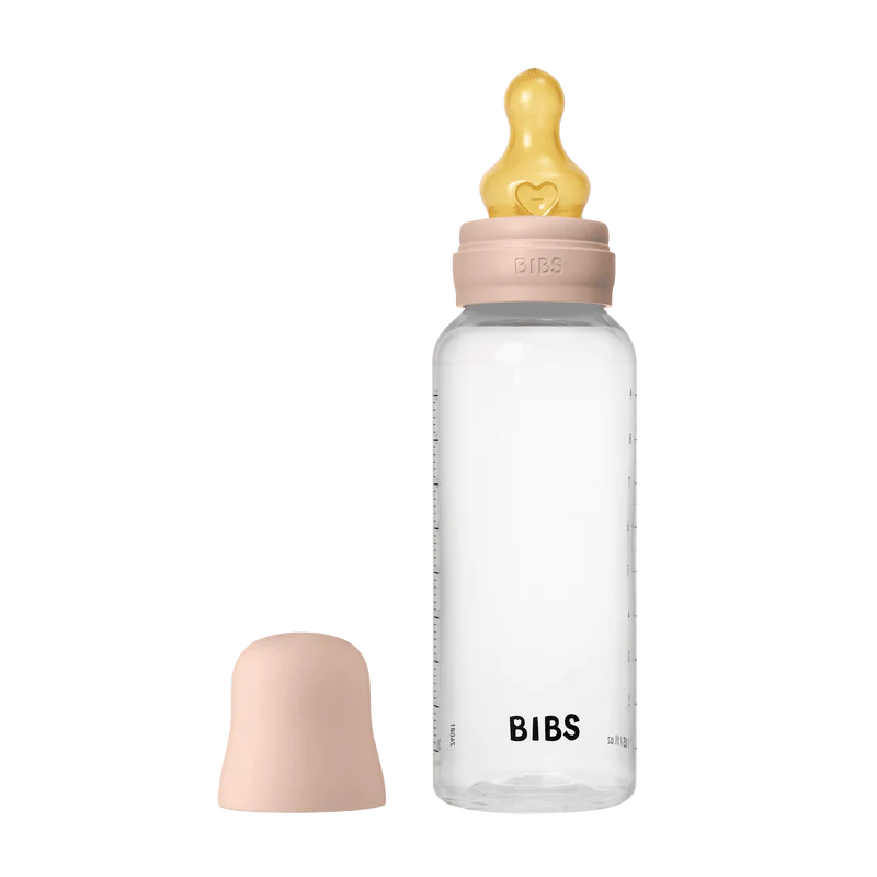 BIBS Baby Latex Bottle 270ml - Blush