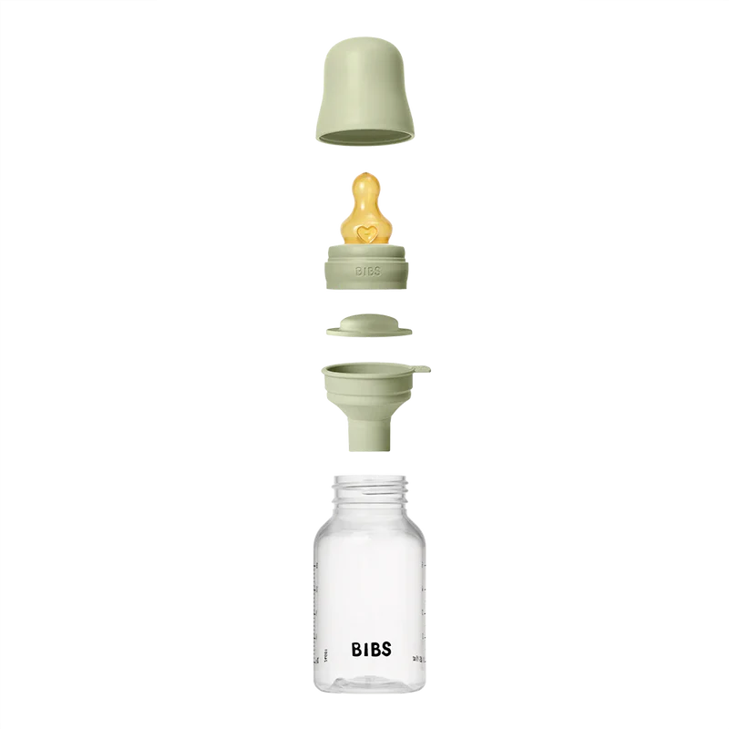 BIBS Baby Latex Bottle 150ml - Sage - Image 3